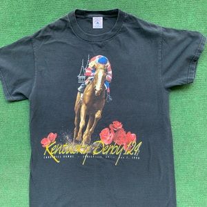 Vintage Kentucky Derby Shirt Medium 1998 Black